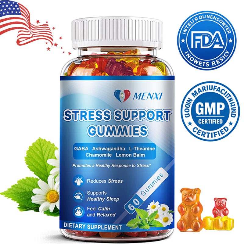 Ashwagandha Gummies, Stress Support Gummies for Improve Sleep & Reduce Stress