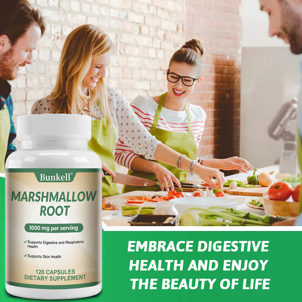 Marshmallow Root 1000mg Capsule Supports Vibrant and Healthy Skin