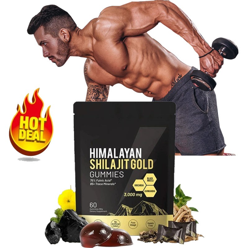Shilajit 300 Gummies, Shilajit Micronutrient Supplement, Himalayan Premium New
