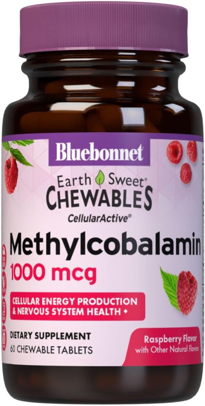 Bluebonnet – EARTHSWEET® METHYLCOBALAMIN 1000 mcg 60 CHEW Exp 06/28