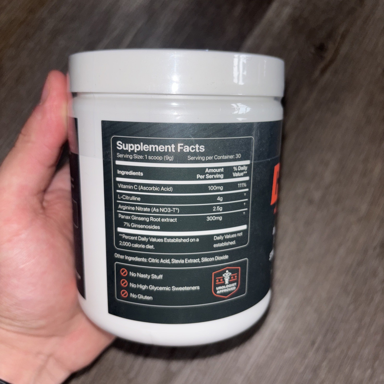 Performance Booster with Arginine, L-Citrulline, Vitamin C & Ginseng – 30
