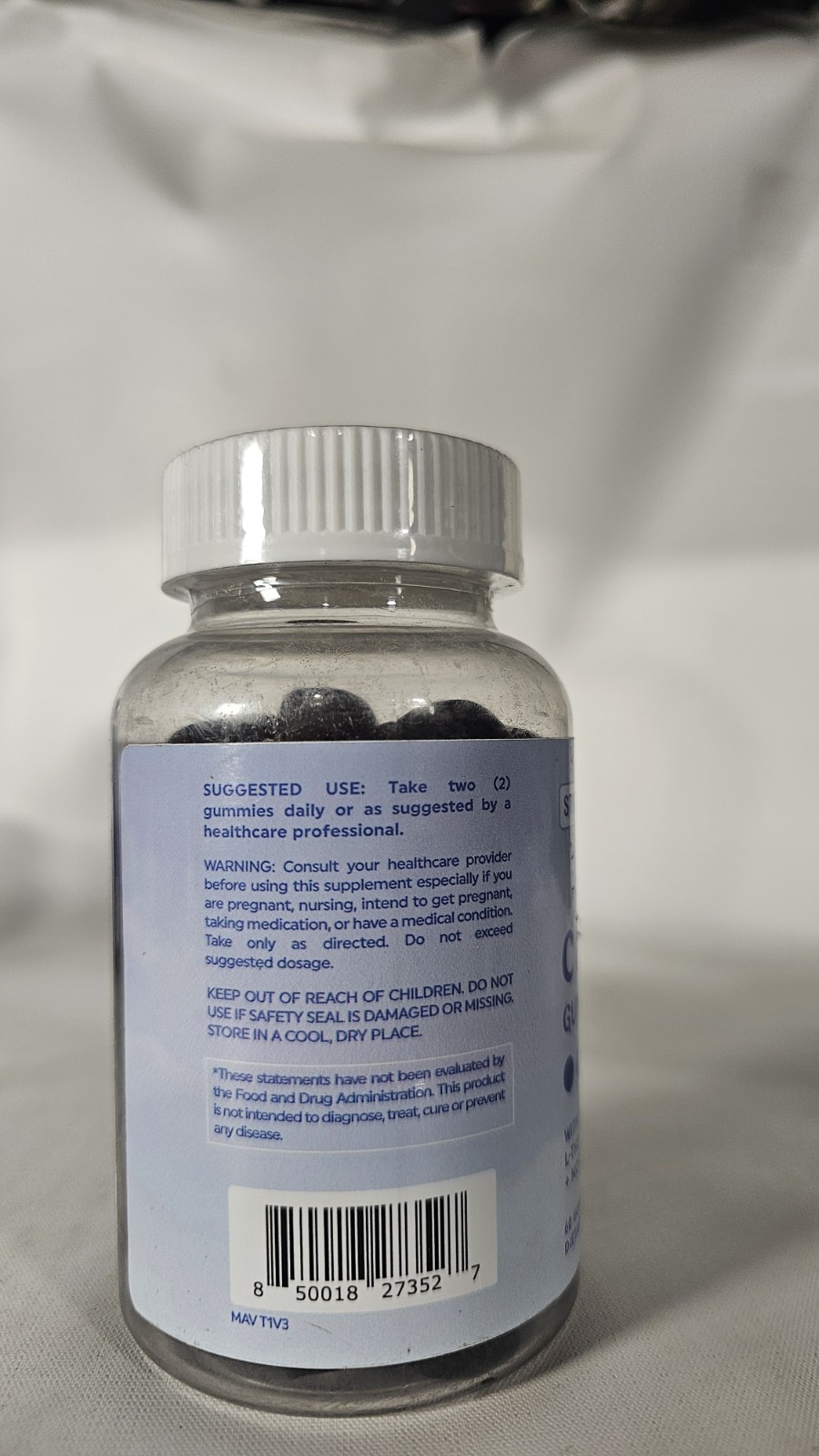 Calm Gummies for Stress Relief | L-Theanine, Ashwagandha Root, GABA | Exp:2/2027