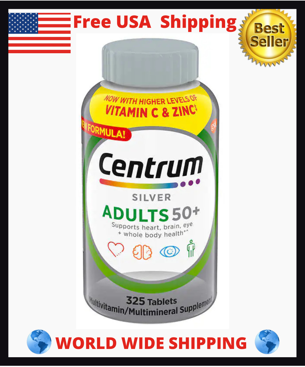 Centrum Silver Adults 50+ Multivitamin, 325 Tablets