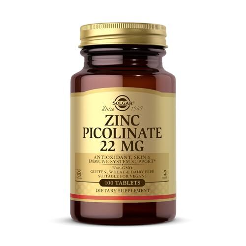 Solgar Zinc Picolinate 22 mg 100 Tablets