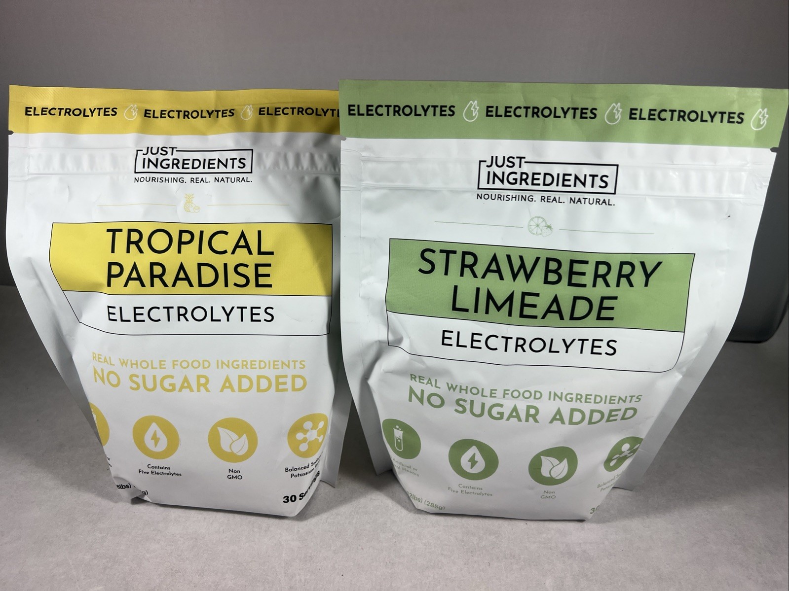 Just Ingredients Straw Lime + Tropical Electrolytes 60 servings Hydration Drink