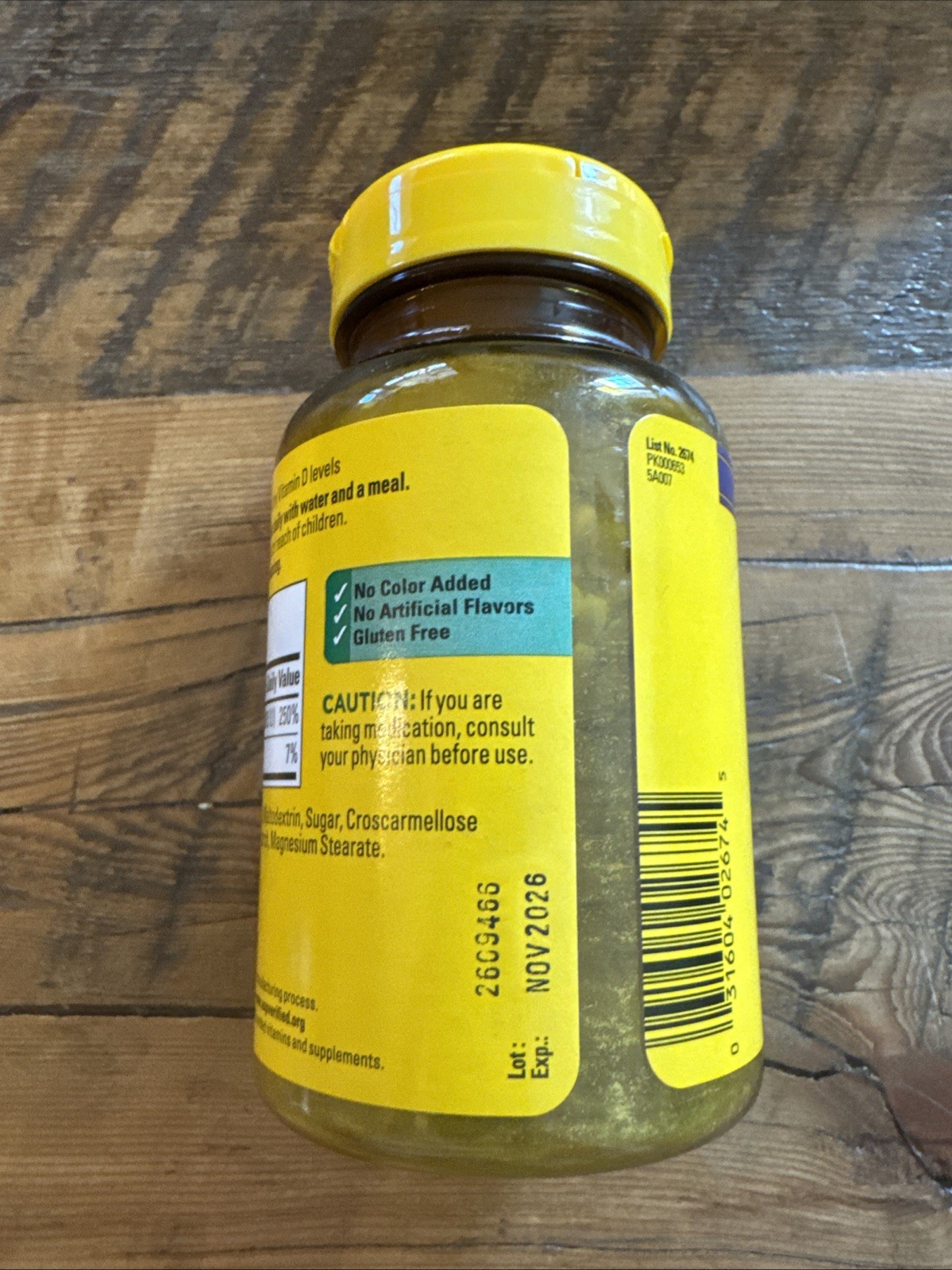 Nature Made D3 2000 IU Supplement – 220 Tablets – Exp 9/2026
