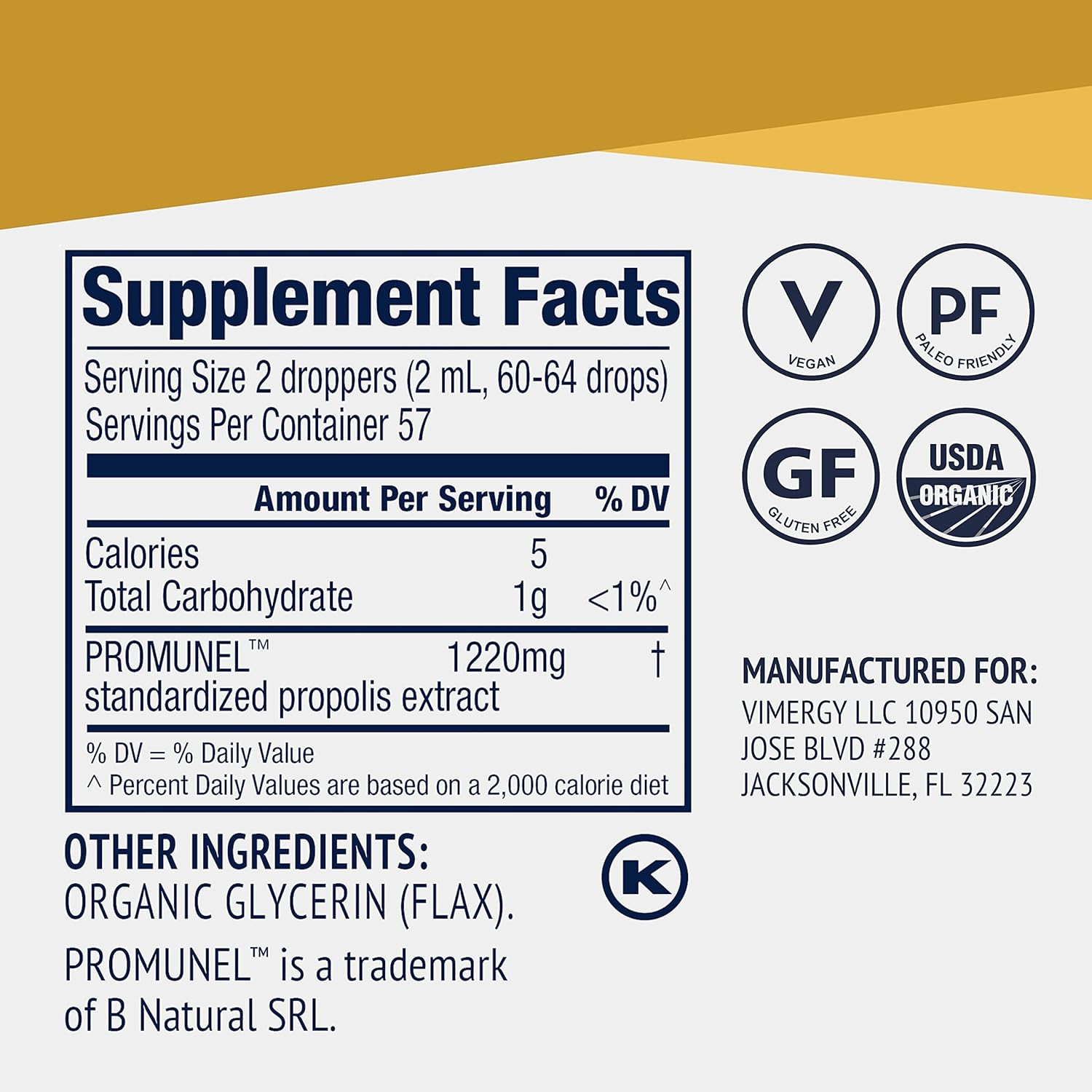 Vimergy PropolisPure® – Supports Immune and Respiratory Health* – Benefits Oral