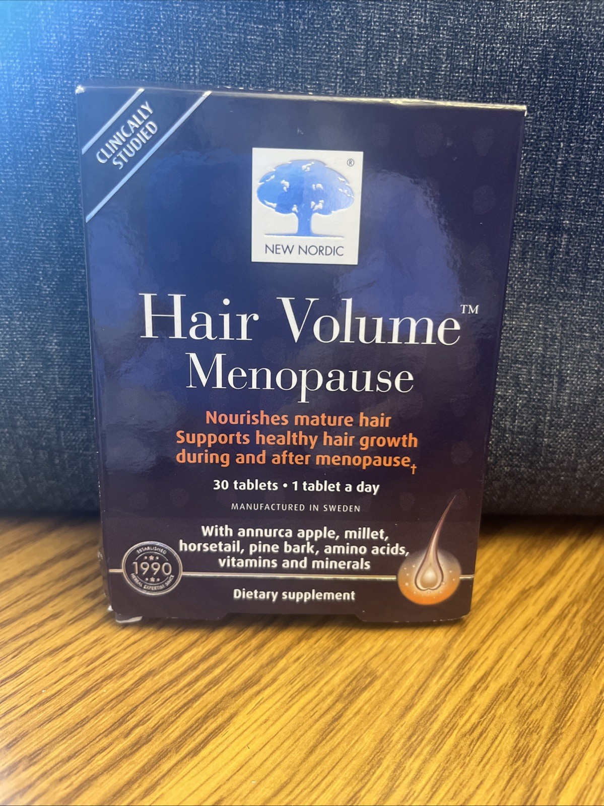 Pack of 2 Nordic Hair Volume Menopause Healthy Hair Growth New/Sealed