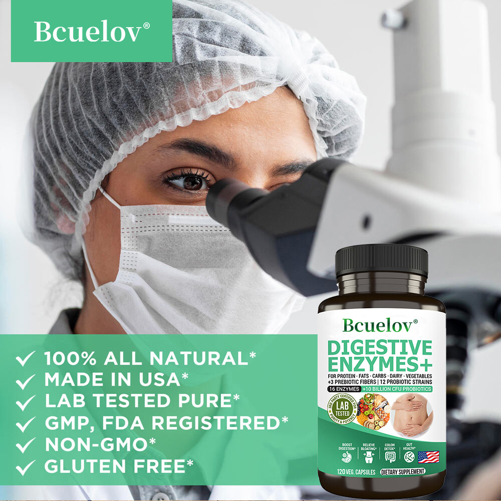 Digestive Enzymes Improve Digestion Improve Overall Well Being 120 Capsule