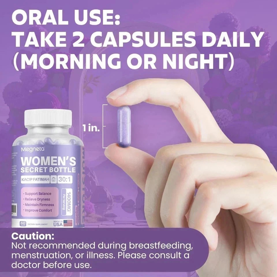Women’s Secret Bottle-Vaginal Probiotics for Women pH Balance Health Supplement