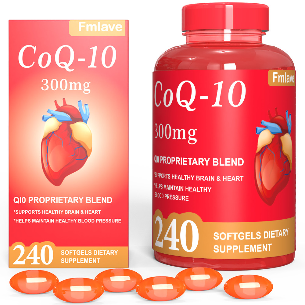 High Absorption CoQ10 300MG – 240 Capsules for Heart Health & Energy Support USA