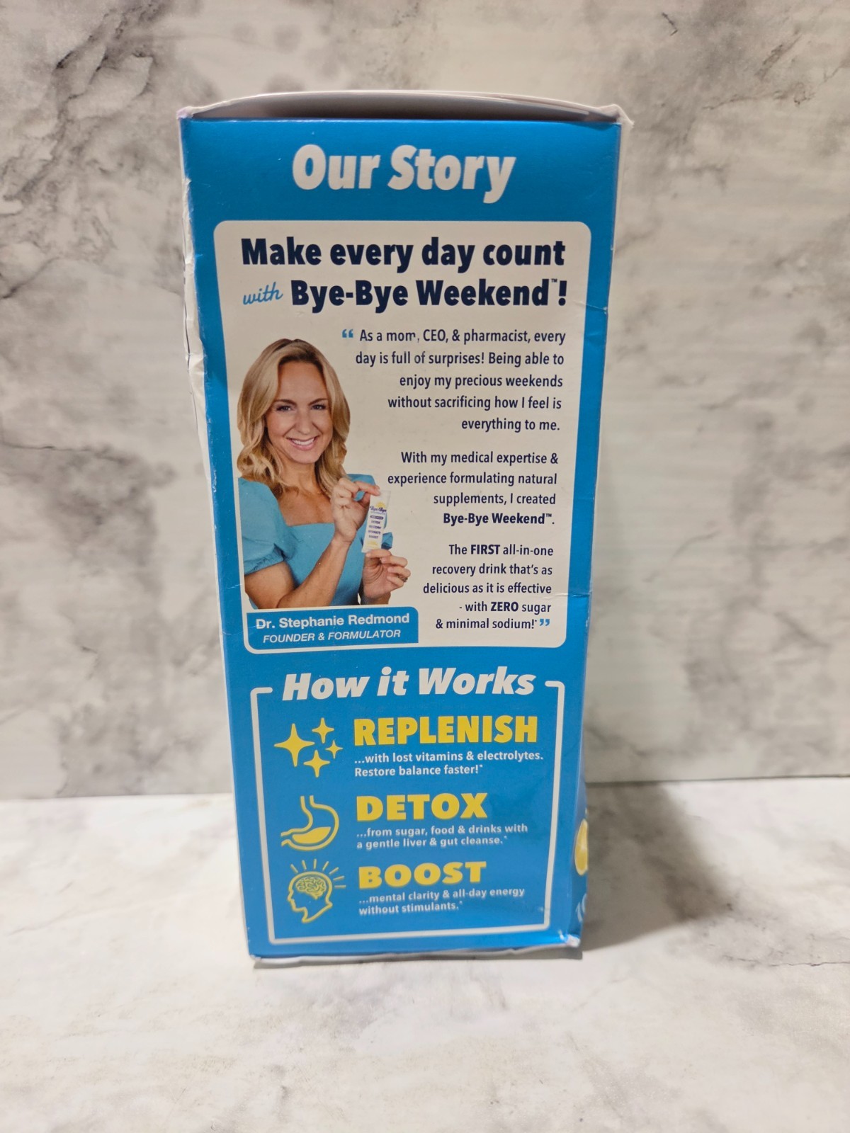 Bye-Bye Weekend Bloating & Gut Recovery Hydration Lemonade 10 Packets 3/2027