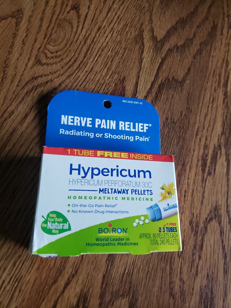Boiron Hypericum Perforatum 30C 3 MDT 3 Pack Pellet Expires 03/2029 New Sealed