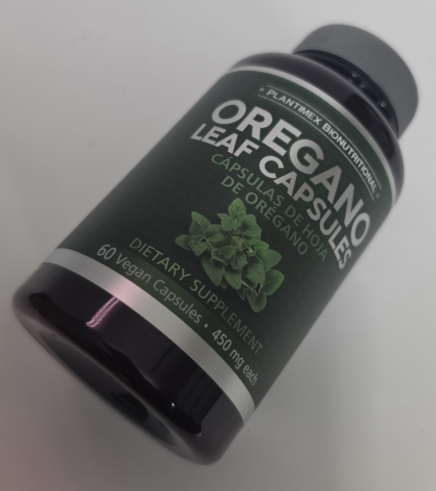 Oregano Oil Capsules (60 Vegan Capsules) Hoja de Oregano Leaf 400mg each