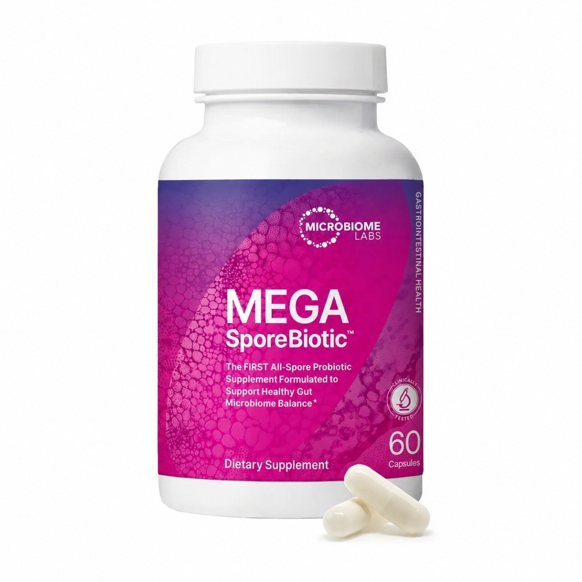 MegaSporeBiotic Spore Probiotics Gut Health 60 Caps