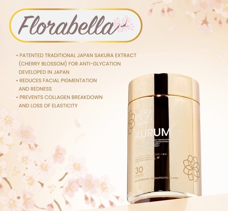 Hikari Aurum S-Acetyl Glutathione Sakura White Tomato Ceramide 30 Capsules