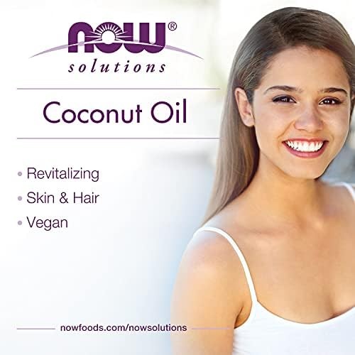 NOW Solutions, Coconut Oil, Naturally Revitalizing for Skin and Hair, Conditioni