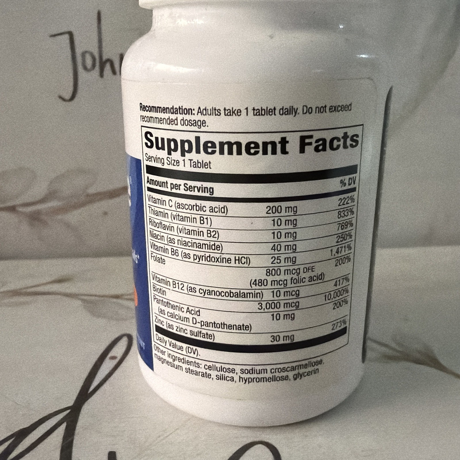 Natures Way Biotin Forte W/Zinc Hair & Skin Health 60 Tbs Exp:11/30/26