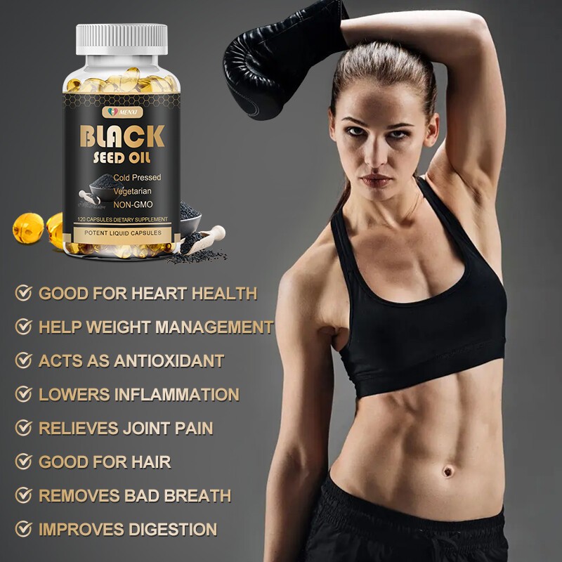 Black Seed Oil 1000mg – 100% Pure Organic COLD PRESSED Cumin Nigella Sativa US