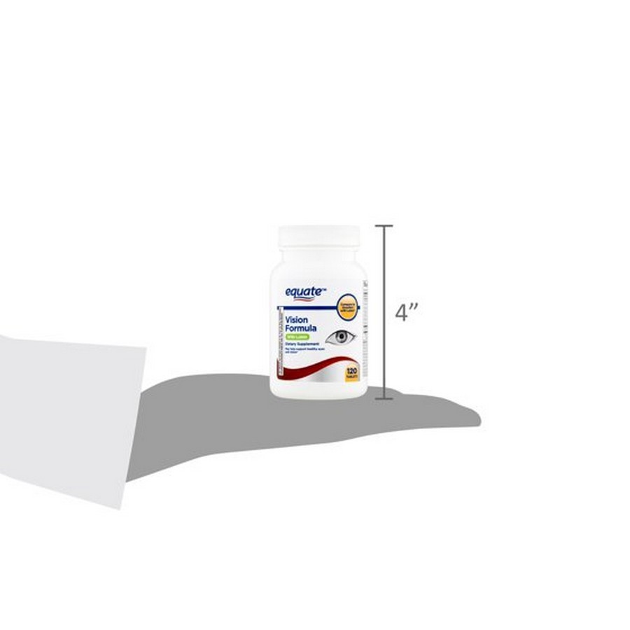 Equate Vision Formula with Lutein, Eye health and vision support Tablets 120 Ct
