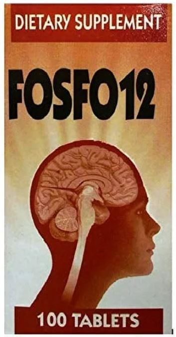 Fosfo12, 8 oz or 100 Tablets, Immune Support, Vitamin Fusion, Metabolism Energy