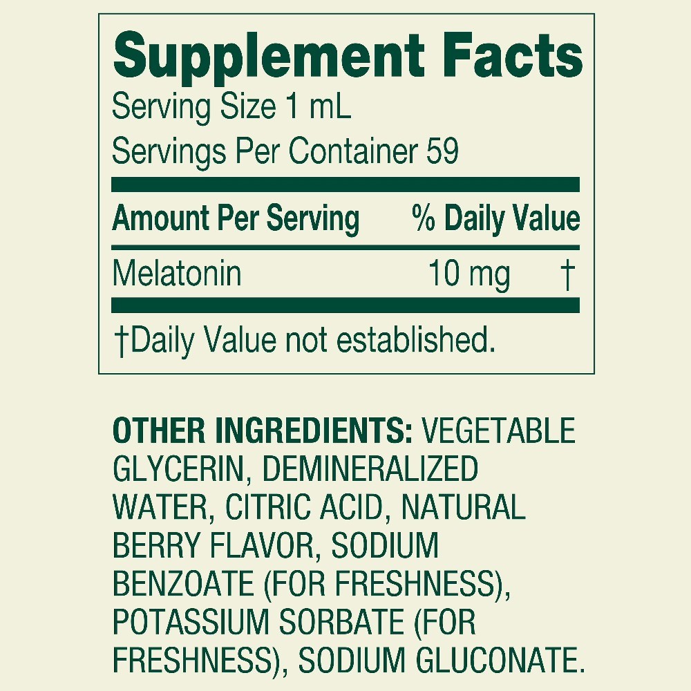 (3 pack) Liquid Melatonin Sleep Support Dietary Supplement, 10 mg, 2 fl oz