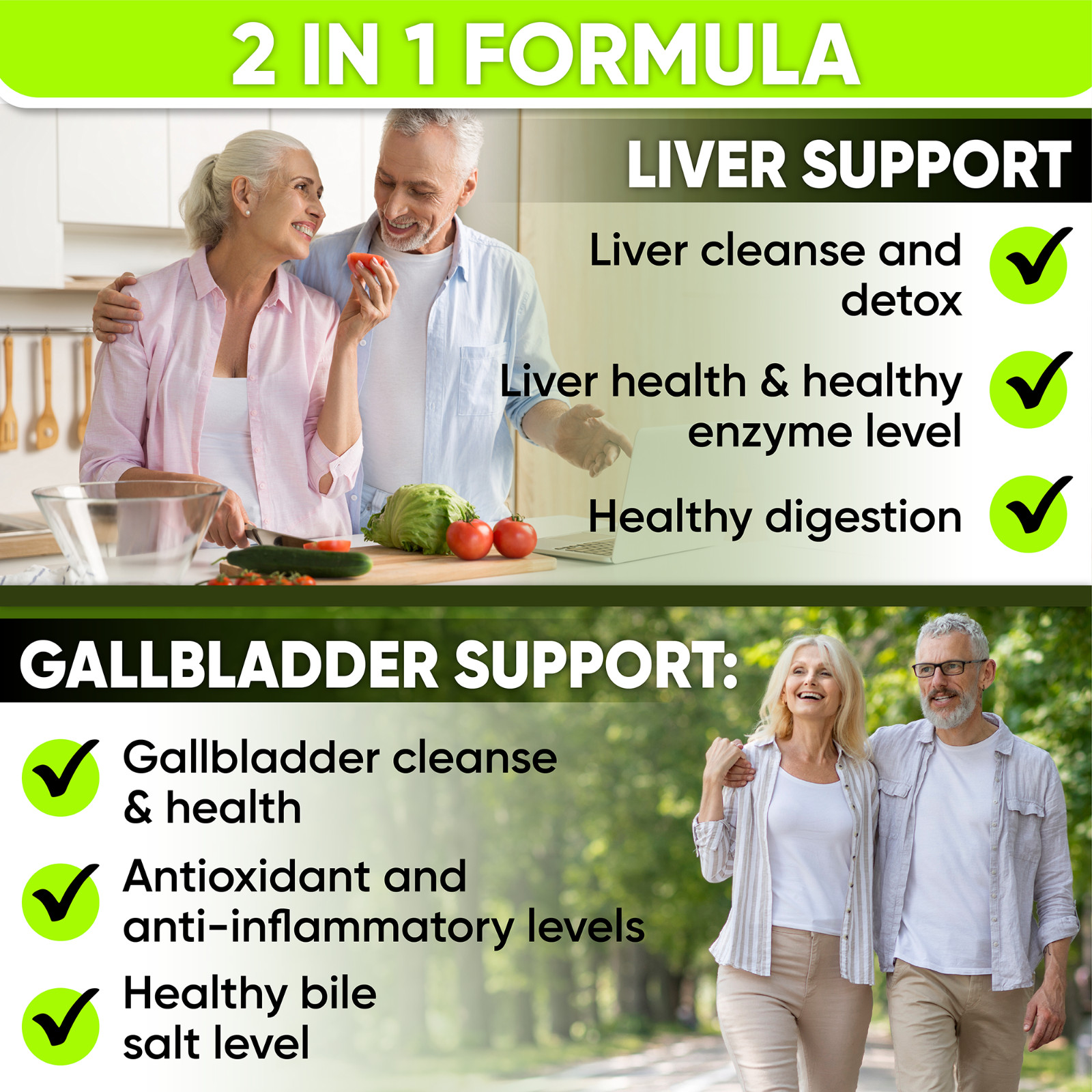 Liver Health Formula and Gallbladder Support-Liver Cleanse Detox & Repair.
