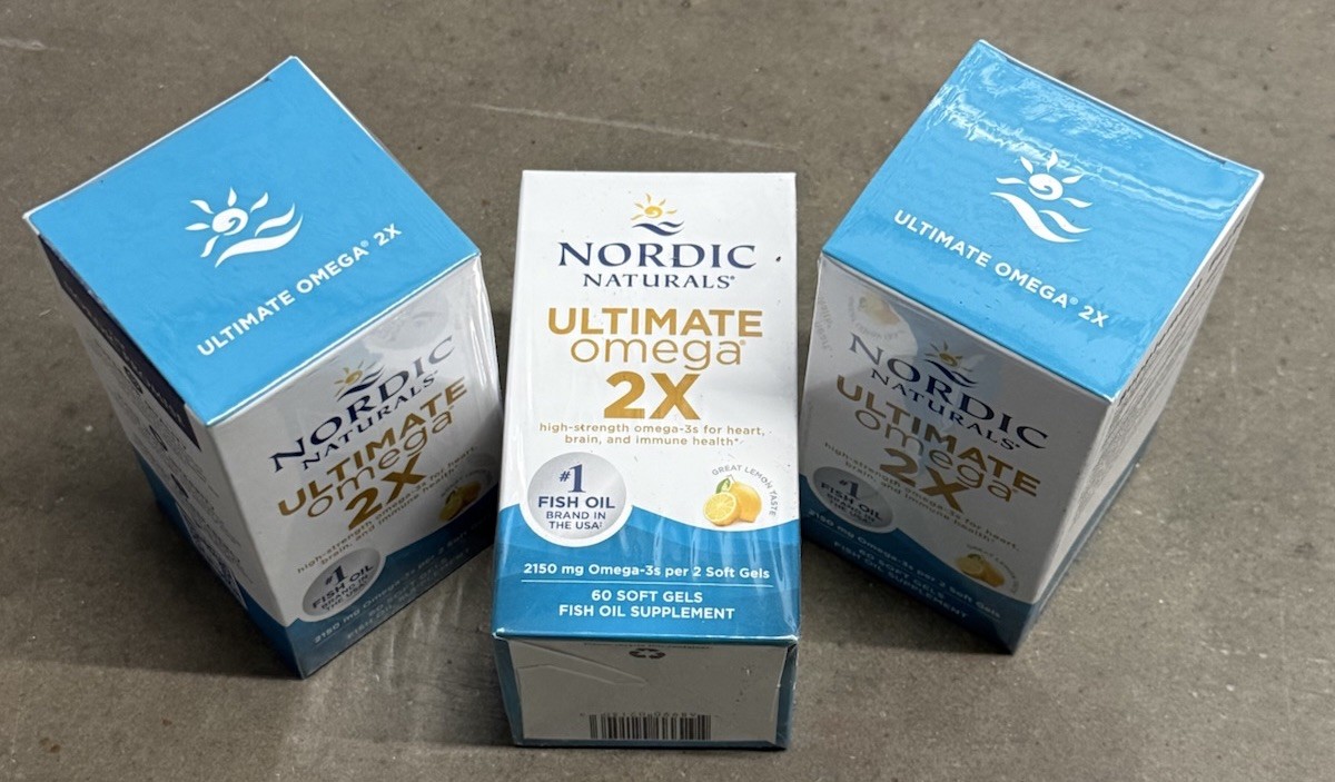 3 Pack Nordic Naturals Ultimate Omega 2X 2150mg – 60 Soft Gels Each Exp. 04/2029