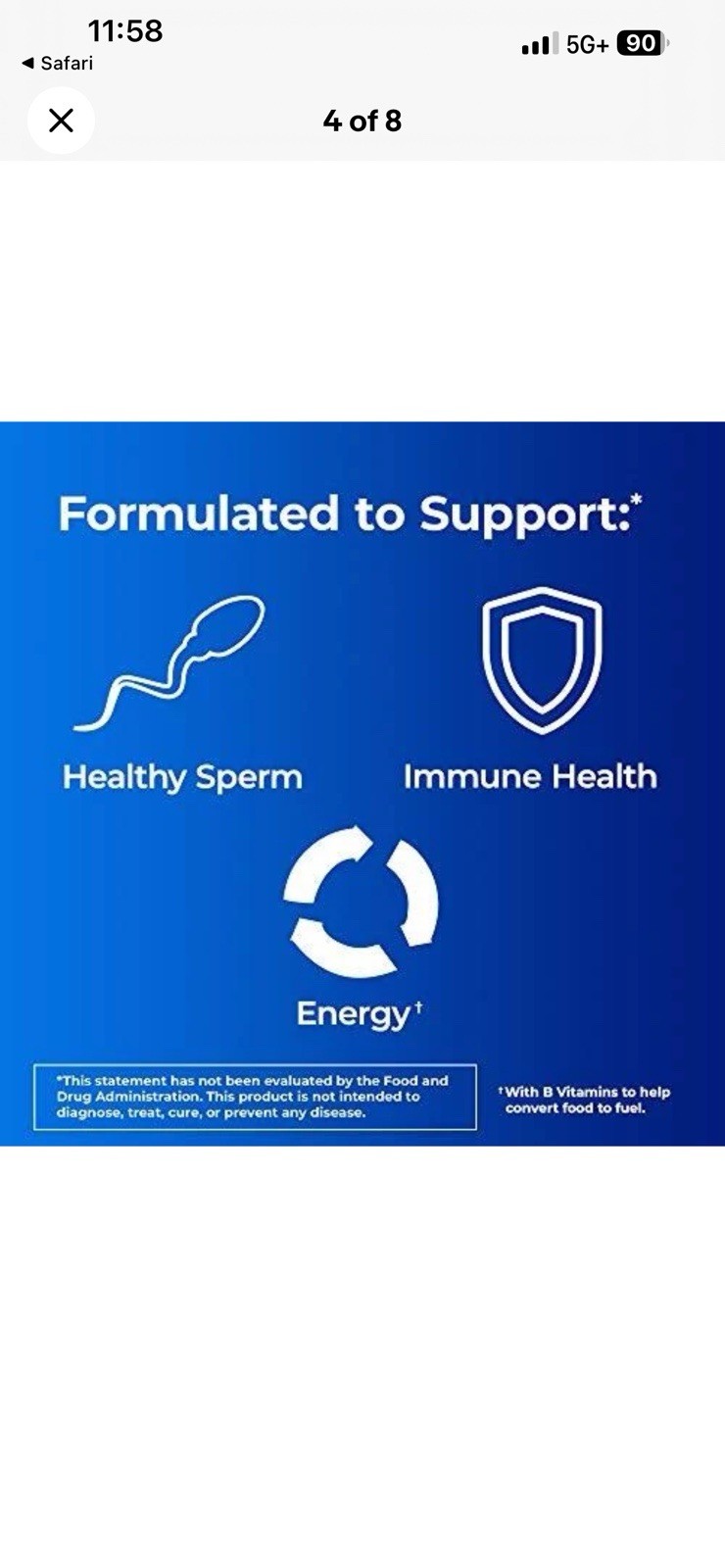 One A Day Men’s Pre-Conception Health Multivitamin Support Healthy Sperm, 30 Ct