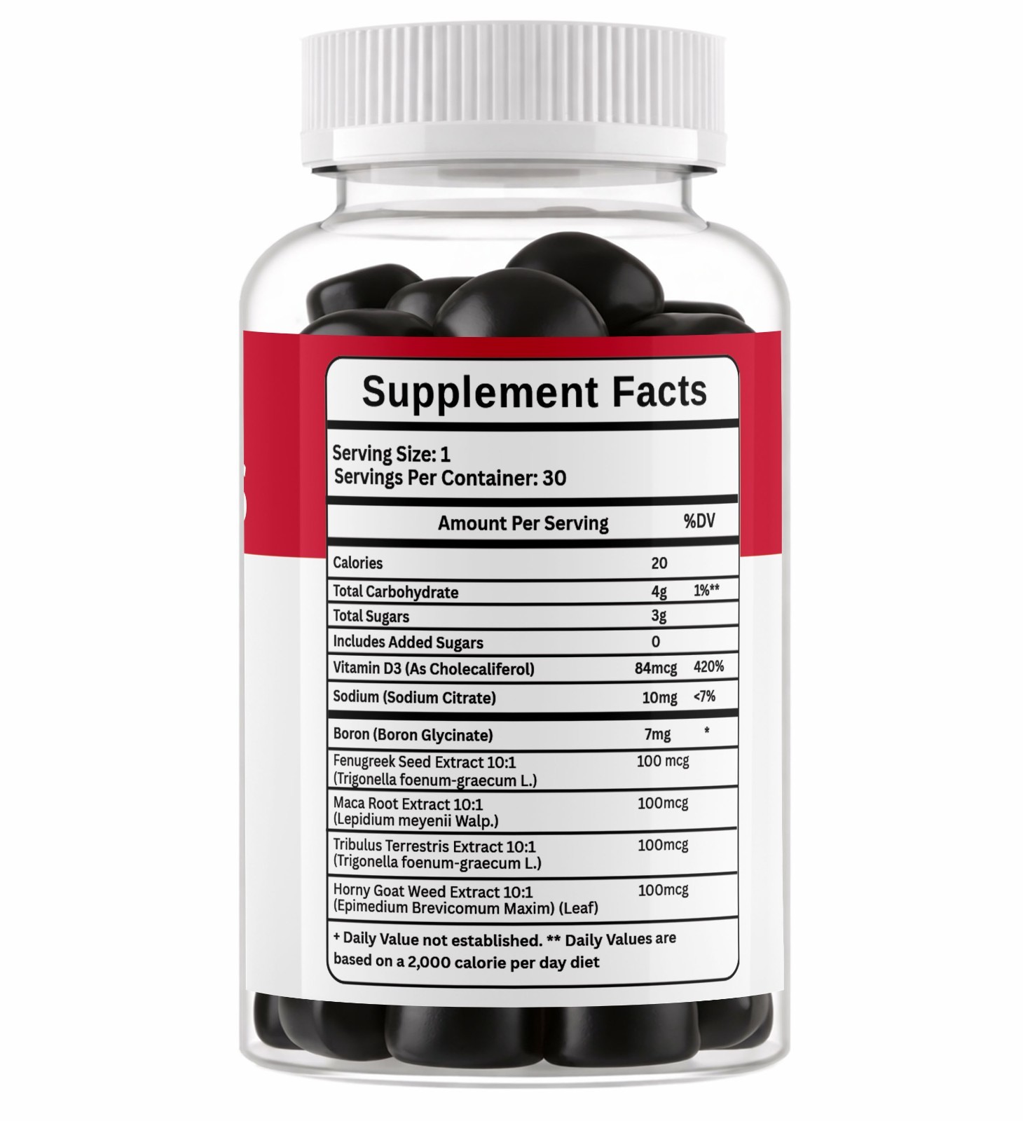 (1 Pack) Lyvaris Male ACV Gummy Male Health Support Formula Ly Varis 30 Gummies