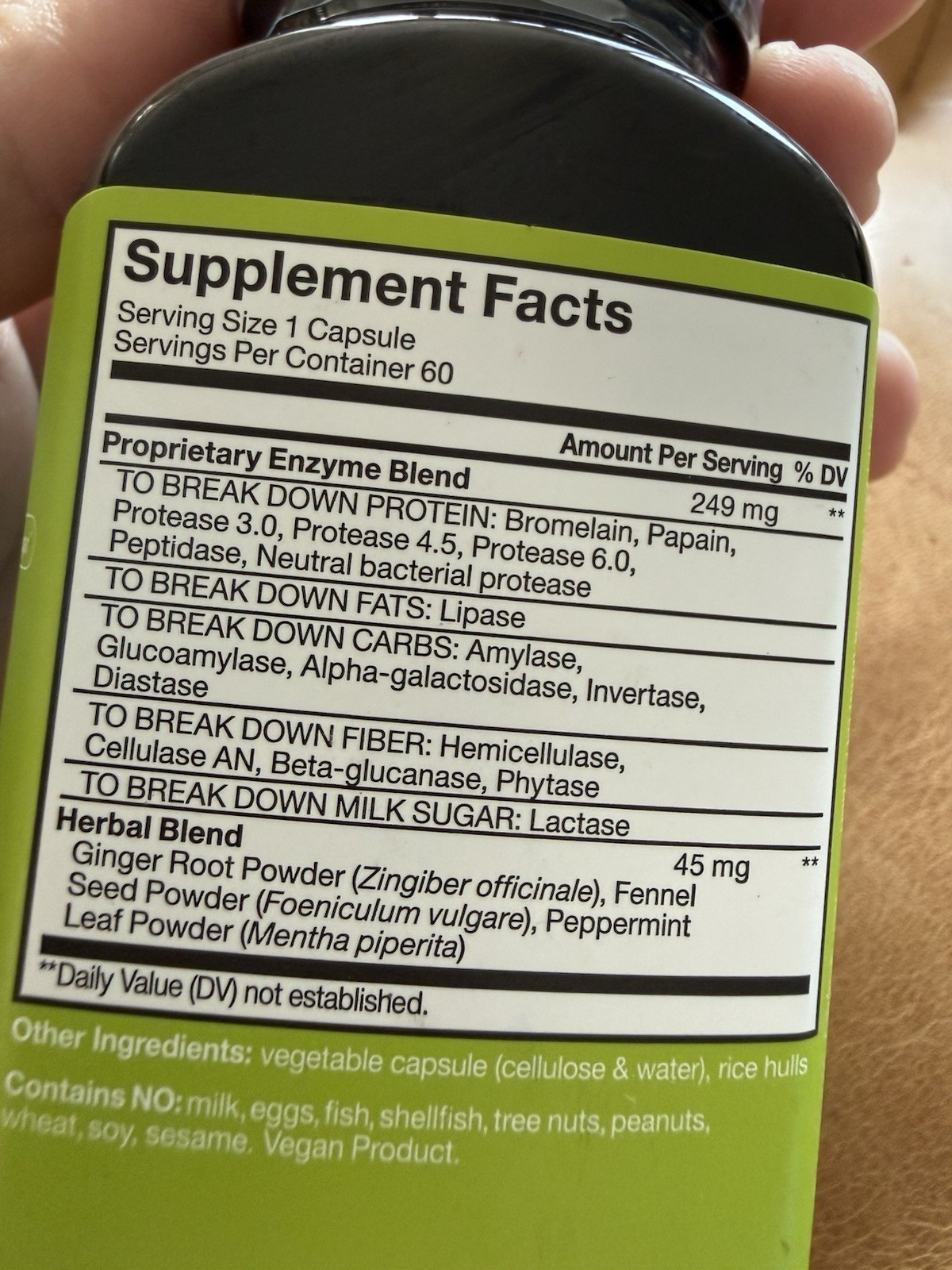 HUM Flatter Me – Digestion & Bloating Support w/ 18 Digestive Enzymes – 60 Caps