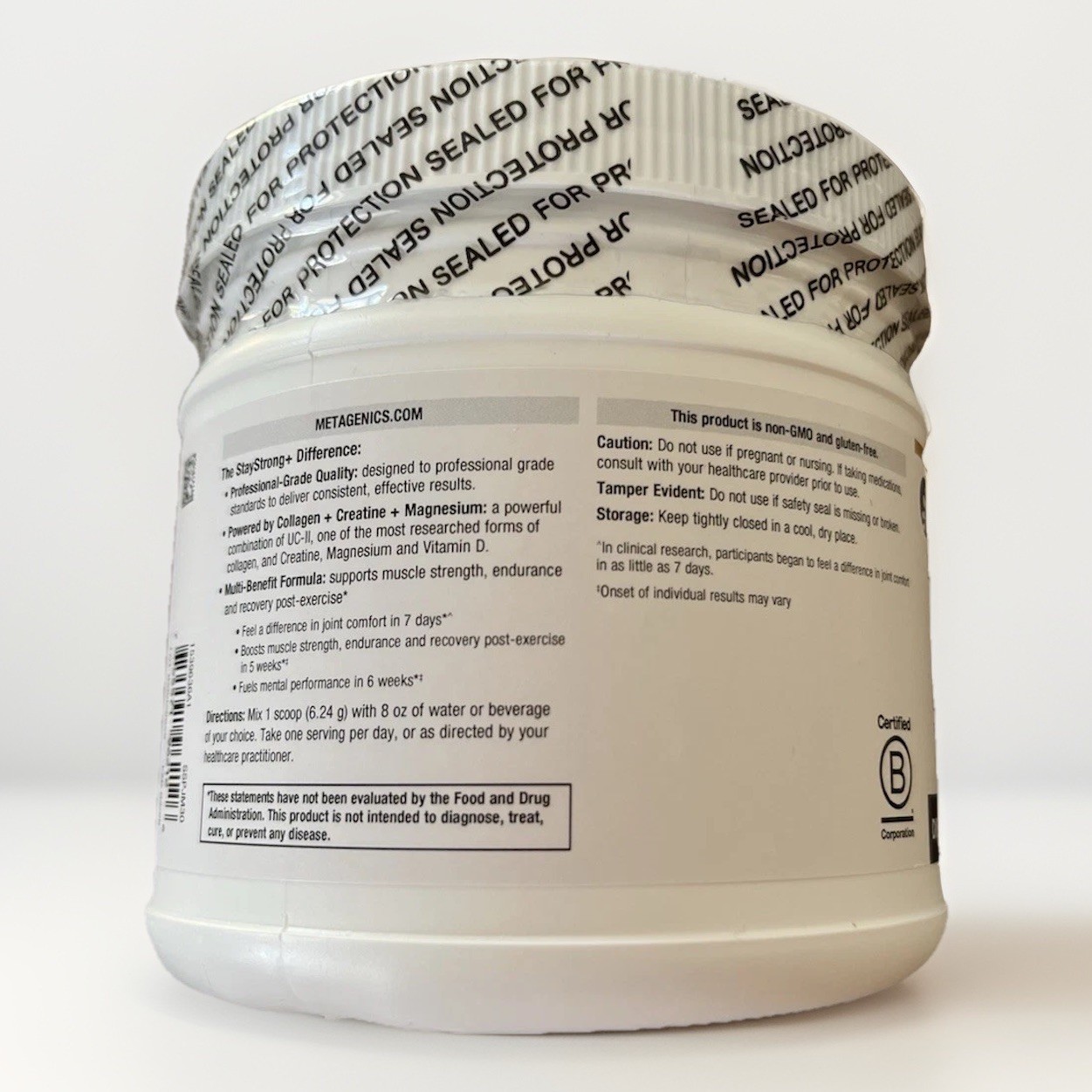 Metagenics Staystrong Powder 6.60 Oz Joint & Muscle Support Dietary Supplement
