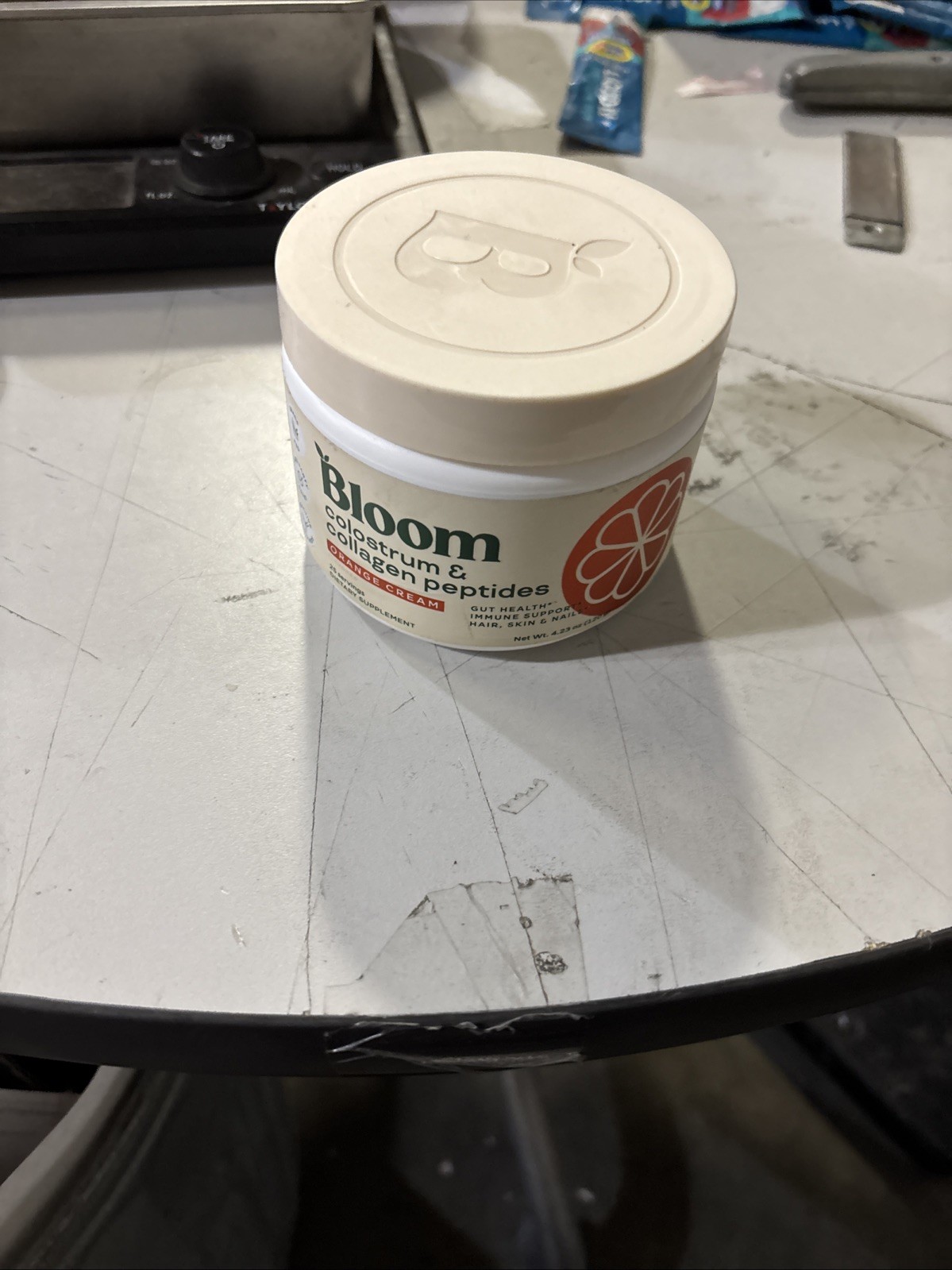 Bloom Colostrum & Collagen Peptides Orange Cream 4.23 Oz EXP 11/2026 Hair & Skin