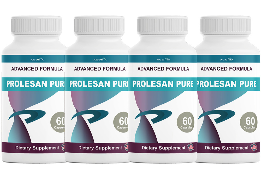 (4 Pack) Prolesan Pure Capsules – Weight Management, Metabolism & Energy Support