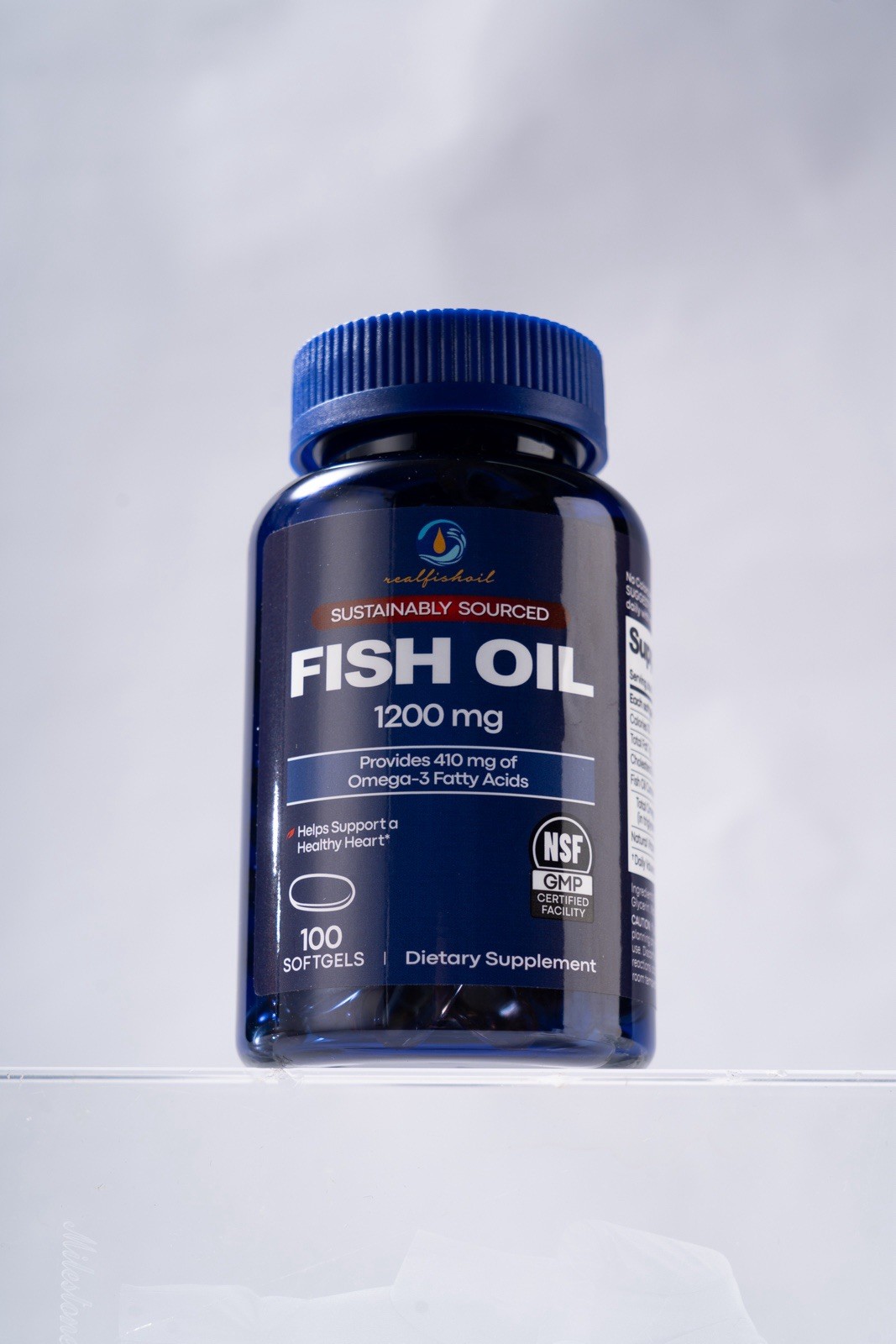 REAL FISH OIL Omega-3 Fish Oil 1200mg TG Form | EPA DHA | Made in USA |