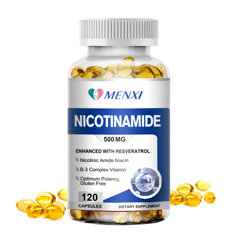 Resveratrol Capsules NAD Supplement Nicotinamide Immune Support Energy NON GMO