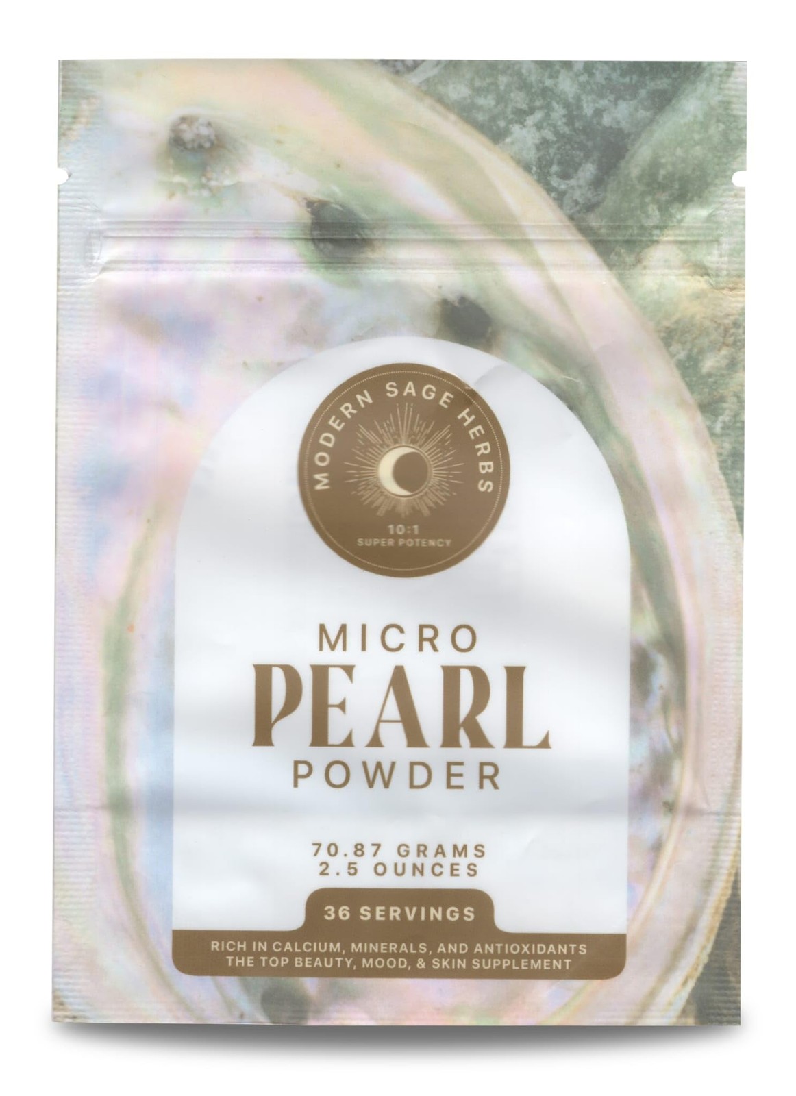 2.5oz Pure Pearl Powder 10:1 Super 2.5 Ounce (Pack of 1), translucent