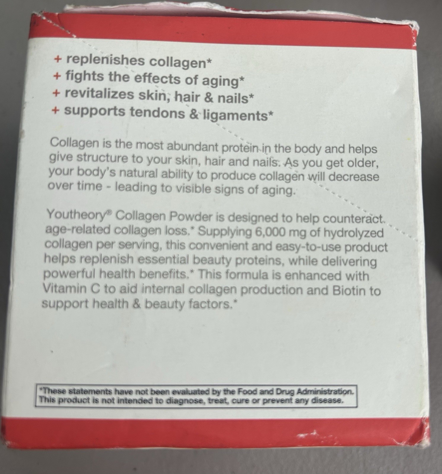 Youtheory Collagen Powder Packs 5.6oz Vanilla Flavor Qty 21 Packets