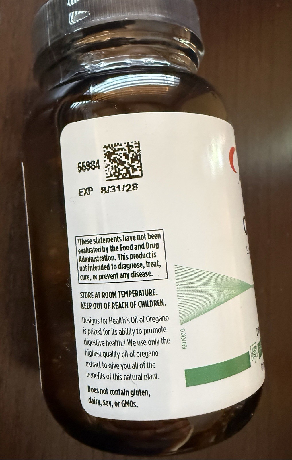 Designs For Health Oil Of Oregano 120 Softgels 60mg Each