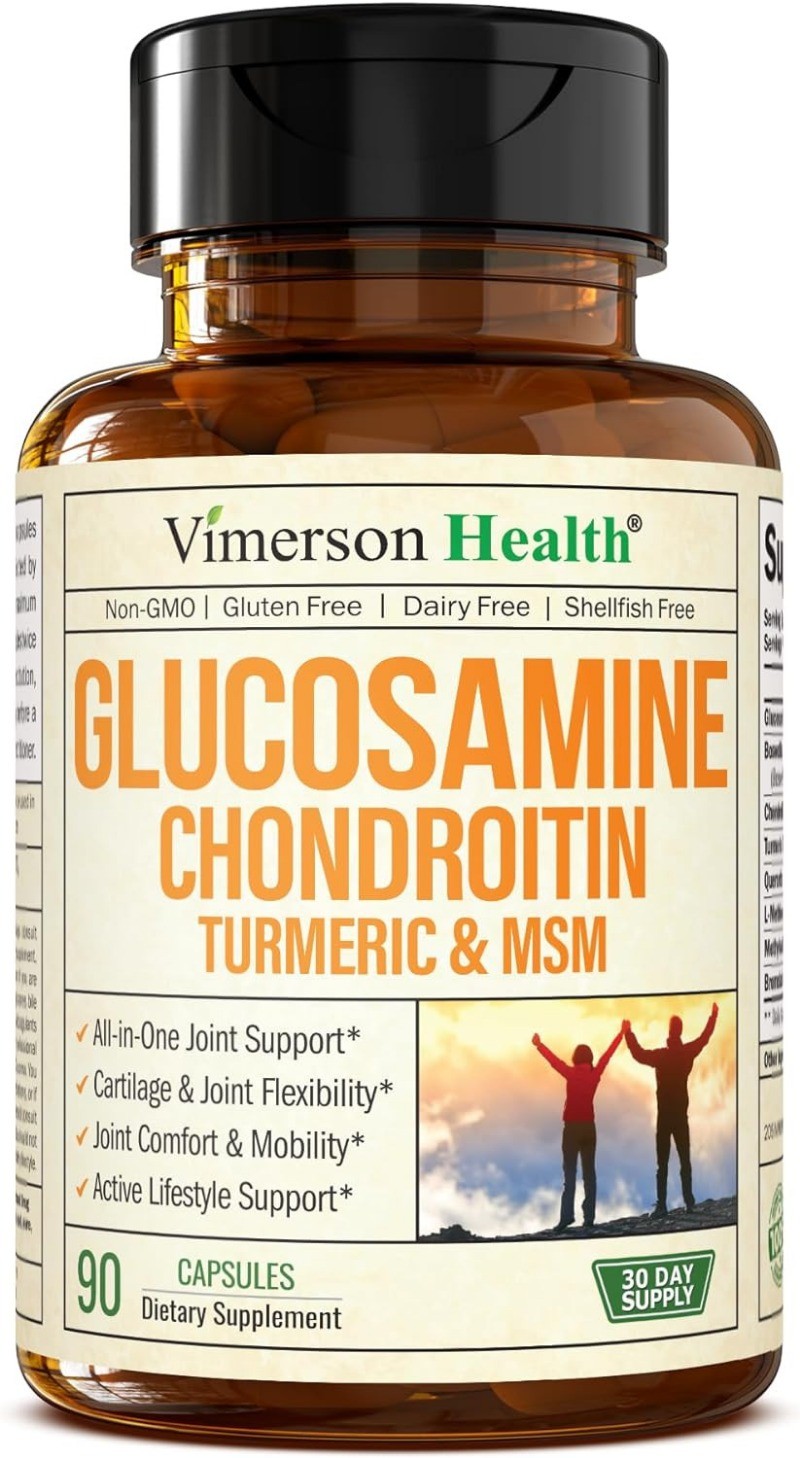 Glucosamine chondroitin MSM and turmeric – combined support for flexibility