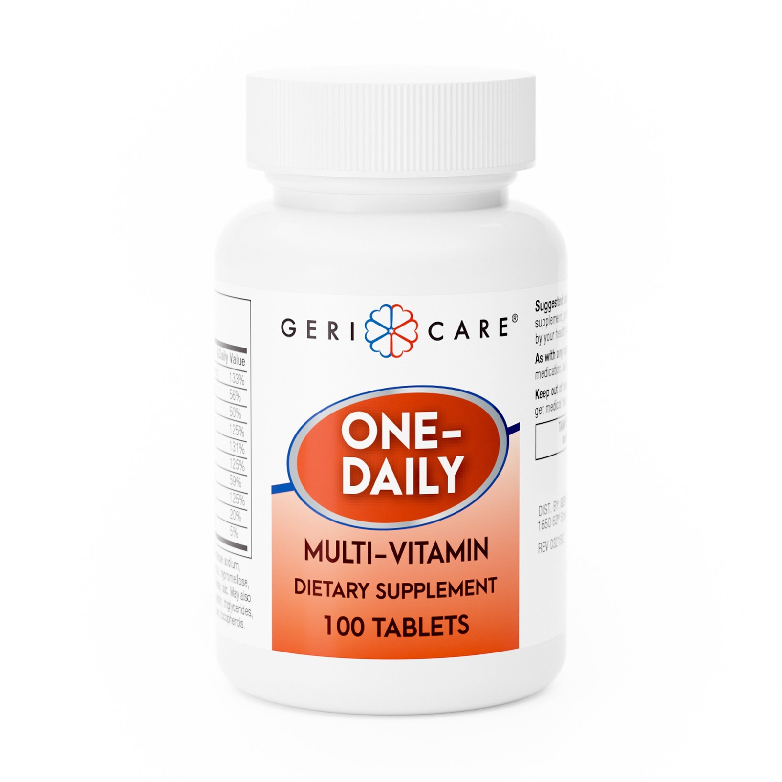 Geri-Care Multivitamin Tablet 501-01-GCP 1 Bottle 100 per Bottle
