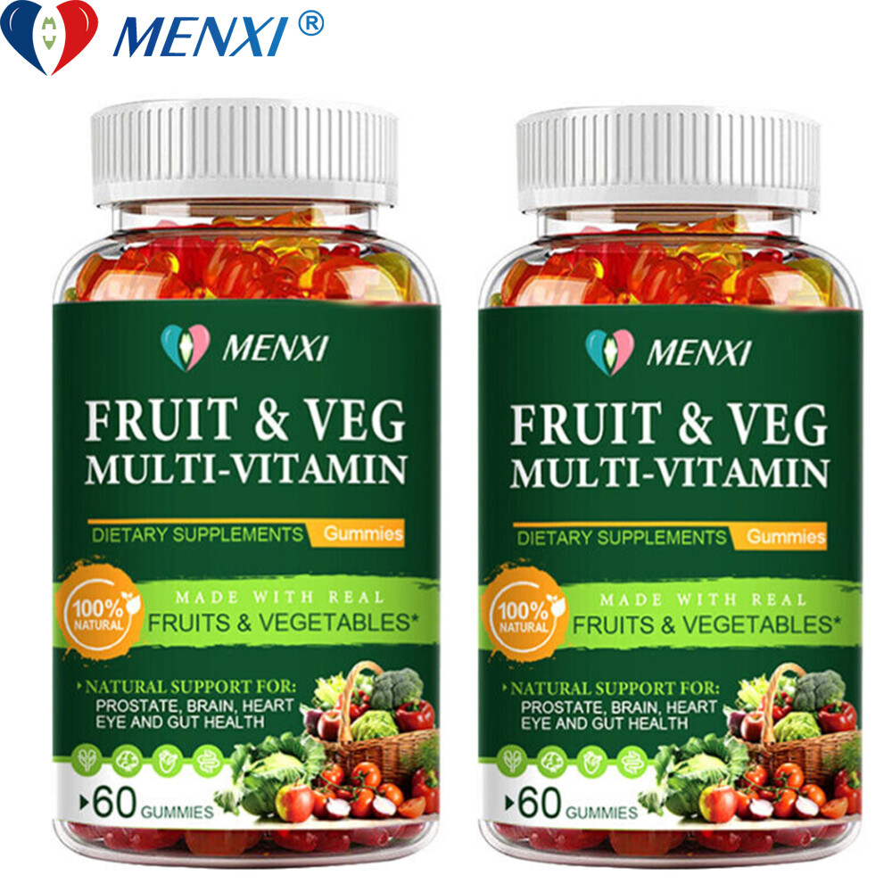 2Pack Fruits and Veggies Supplement Gummies Balance of Daily Fruits & Vegetables