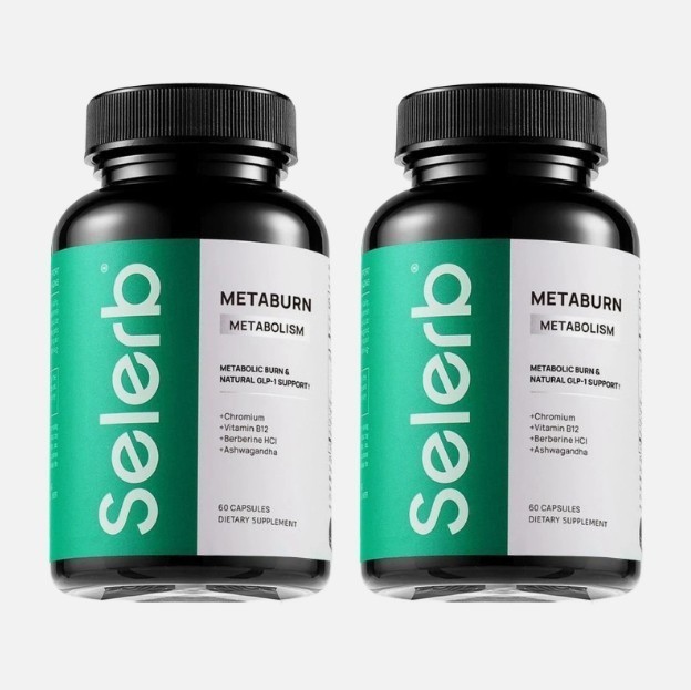 Selerb Metaburn – Chromium, B12 & Berberine HCl, 60 Caps for Nutrient Support