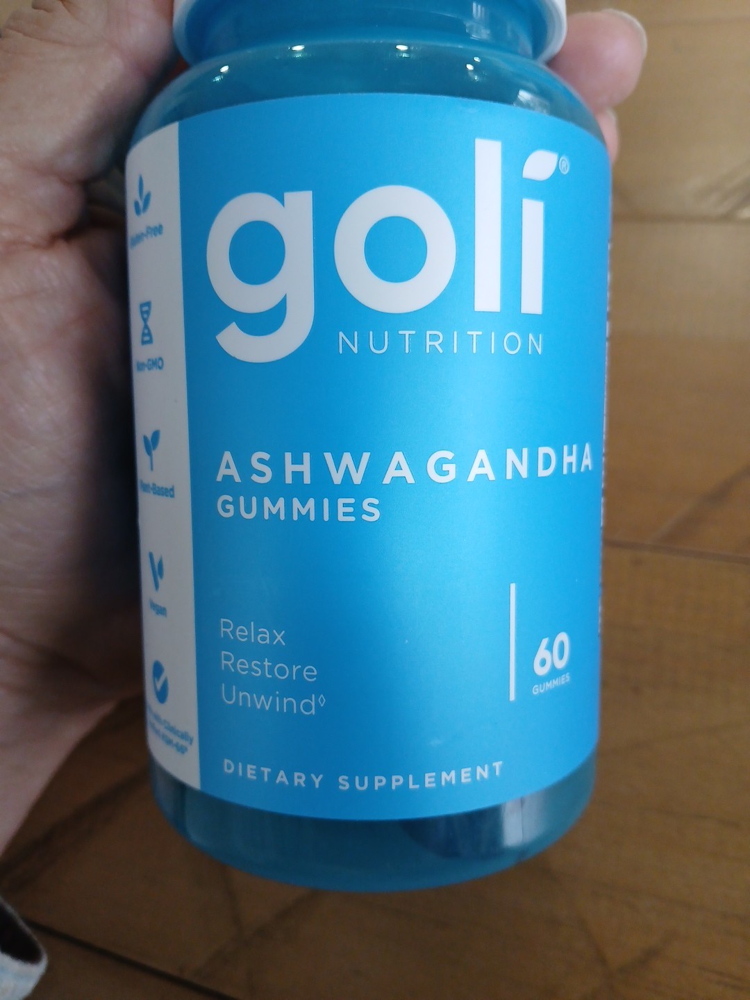 Goli Nutrition- Ashwagandha Mixed Berry Gummies – 60 Count |EXP 9/27