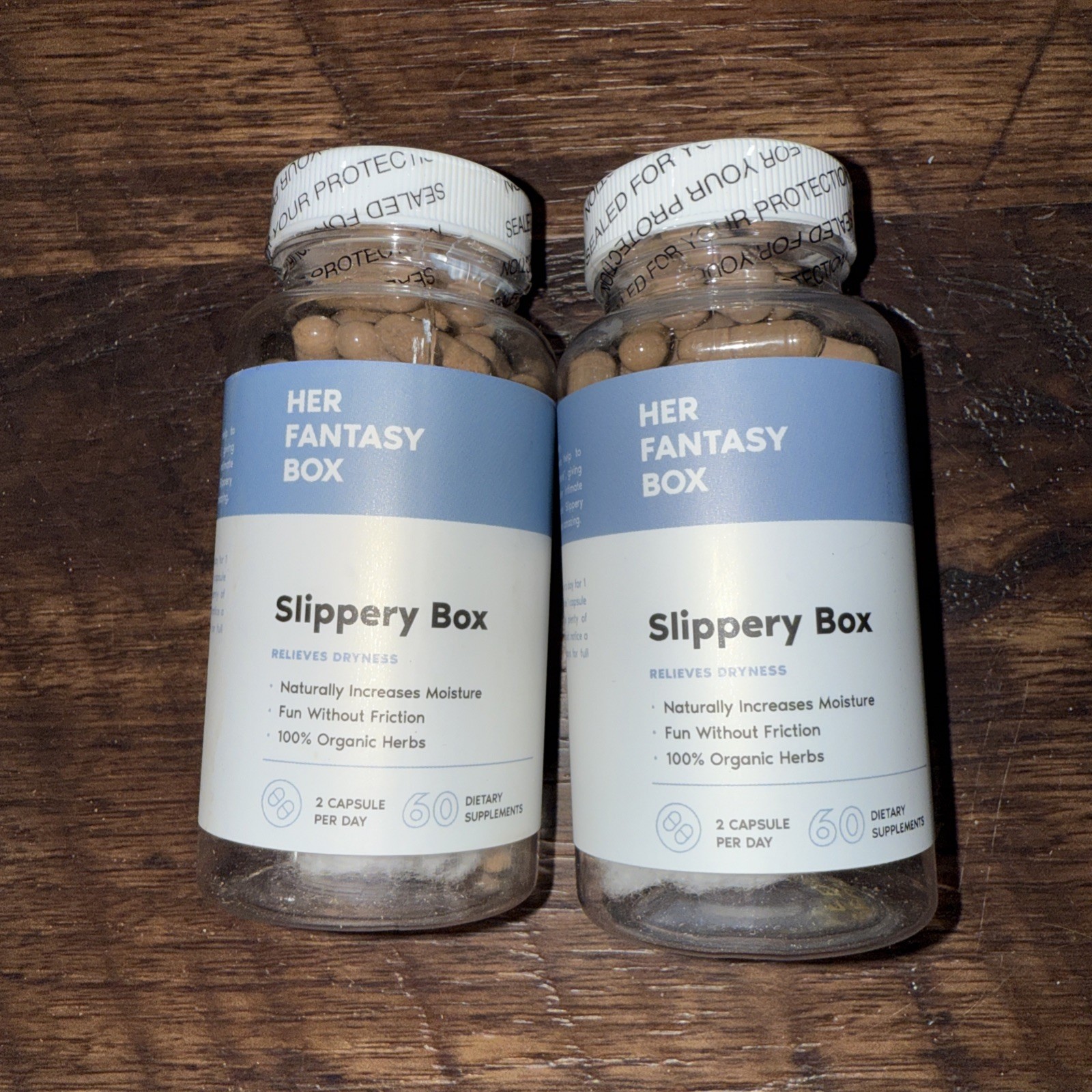 Slippery Box Feminine Care – Fast-Acting Slippery Elm Capsules Exp 04/2027