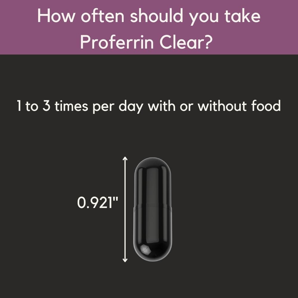 Clear Heme Iron Supplement, 90 Capsules- Superior Absorption, Easy on The Gut…