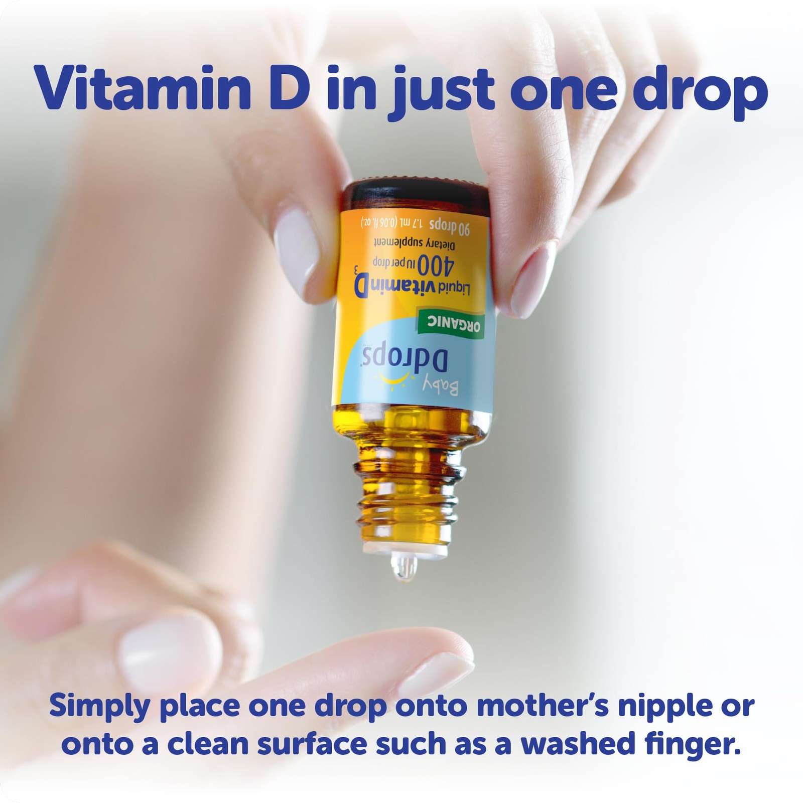 Baby 400 IU, Vitamin D, 90 Drops 2.5mL (0.08 Fl. Oz (Pack of 1))