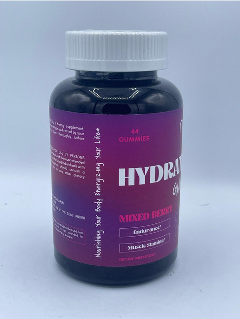 NUTRAWAVE Hydration 44 GUMMIES Mixed Berry Endurance Muscle Stamina
