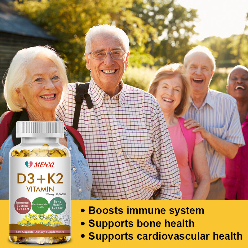 Vitamin D3 10,000IU and K2 MK-7 250mcg -120-480 Capsules-Immune Support Wellness